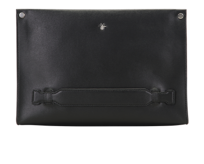 Christian Dior Clutch, &pound;310, Handbags, Black, Leather, Front view
